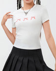 Trendy Summer T-Shirt with High Waist Pants