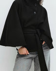Fashionable Women's Autumn Winter Cape Coat