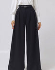 Simple Design Wide Leg Pants for Women