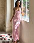 Elegant Lace-Trimmed Bodycon Dress