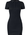 Summer Fashion Slim Fit Polo Dress for Women