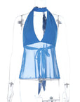 Summer V-Neck Halter Top for Women