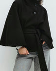 Fashionable Women's Autumn Winter Cape Coat