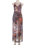 Chic V-Neck Sleeveless A-Line Dress
