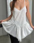 Summer Lace Splicing Slim Fit Cami Dress
