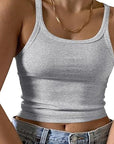Summer Women's Crop Tank Top - Stylish and Trendy