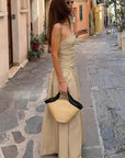 Chic Strapless A-Line Dress for Women