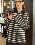 New Striped Polo Shirt for Fall and Winter