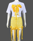 3D Butterfly Print Loose Top and Shorts Set