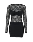 Autumn Women's Lace Top and Skirt Set