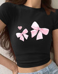 Summer T-Shirt with High Waist Pants