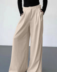 Spring High Waist Wide Leg Pants for Women