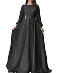 2026 Spring Autumn Lantern Sleeve Wedding Dress