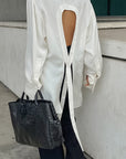 Chic Hollow Long Sleeve Cardigan for Women