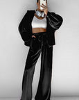 Pink Velvet Tracksuit for Women