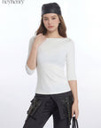 HeyHenry Women's Slim Fit Three-Quarter Sleeve Top