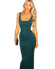Summer Sexy Solid Color Slim Fit Dress