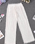 Trendy Women's Low Rise Leopard Print Pants