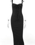 Elegant Summer Lace Spliced Dress