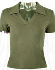 Summer Women's Slim Fit Polo T-Shirt