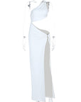 Summer Sexy Beach Dress with Asymmetrical Design