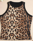 Summer Women's Sexy Crop Top with Leopard Print
