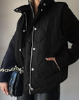 Fashionable Casual Sleeveless Cotton Vest with Zipper