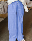 French Style Loose Wide Leg Pants for Women