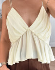 French Design Chic Summer Elegant Slim Fit Tank Top