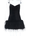 Chic Strapless Mini Dress with Ruffled Hem