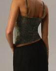 Sexy Slim Fit Floral V-Neck Camisole Top