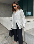 Chic Hollow Long Sleeve Cardigan for Women