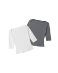 HeyHenry Women's Slim Fit Three-Quarter Sleeve Top
