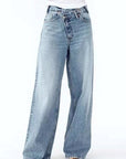 Y2K Casual Fashion Wash Straight Leg Jeans