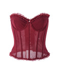 Lace Sexy French Style Sweetheart Top