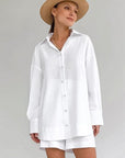 Casual Cotton Two-Piece Set for Women