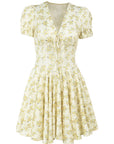 Fashion Floral V-Neck Dress for Summer