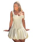 Sleeveless Mini Dress with Ruffle Hem