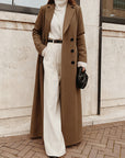 2026 Autumn Winter Women's Long Solid Color Coat