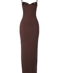 European Style Floral Cup Dress for Summer