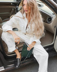 Chic White Utility Jumpsuit for Women