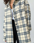 Retro Plaid Stylish Shirt for Women