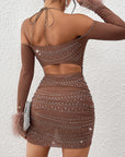 Sexy Bodycon Mini Dress with Sequins