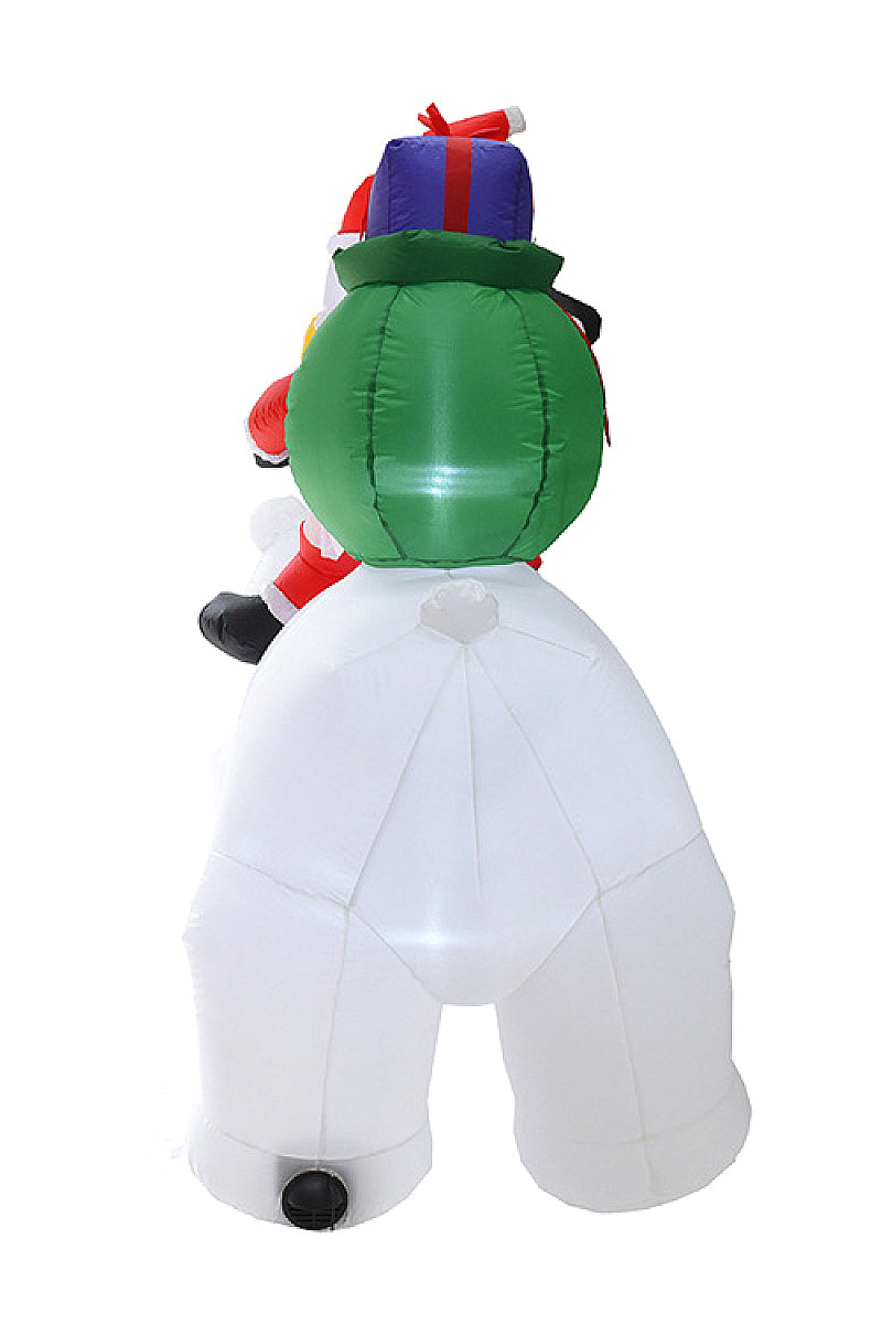 Inflatable Polar Bear Christmas Decoration