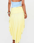 Fashion Women's High Waist Irregular Split Skirt