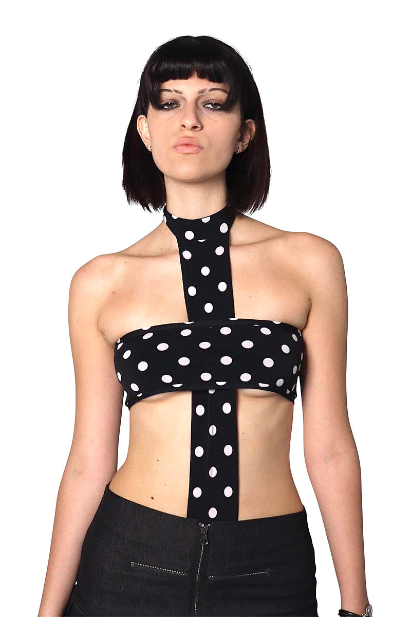 Y2K Gothic Polka Dot Sexy Street Style Jumpsuit