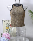 Summer Women's Sexy Crop Top with Leopard Print