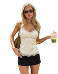 Lace Splicing Camisole Top for Women