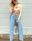 Chic Two-Piece Crop Top Set for Fall Fashion