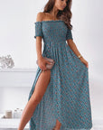 Summer New Floral Navy Sexy Dress